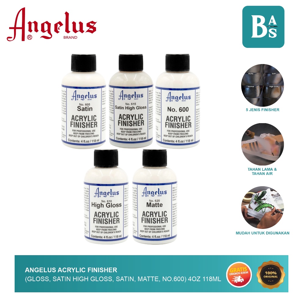 

KODE K47Q Angelus Acrylic Finisher High Gloss Satin Matte no6 4oz 118ml