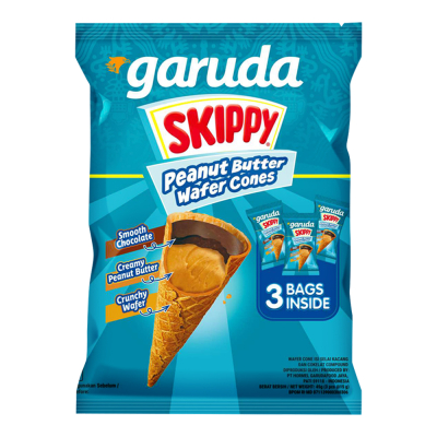 

Garuda Skippy Wafer Cones Selai Kacang 45 gr