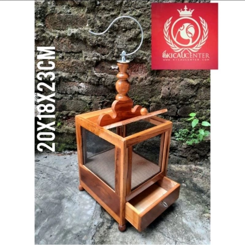 KANDANG JANGKRIK KAYU JATI EXCLUSIVE