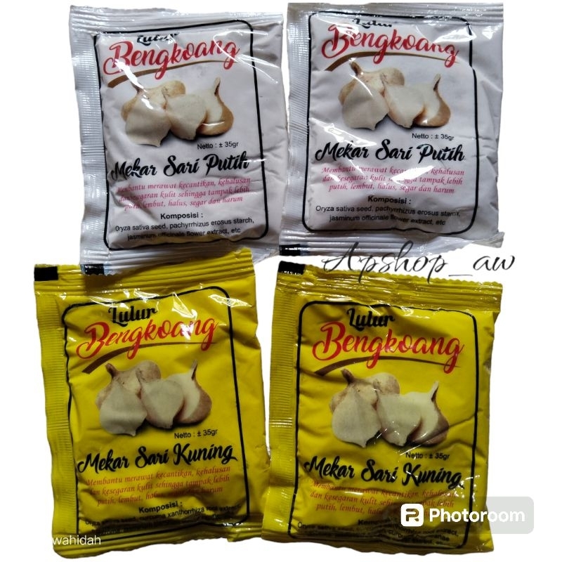 Lulur Bengkoang Mekar Sari Putih-Kuning - Lulur Wangi Badan