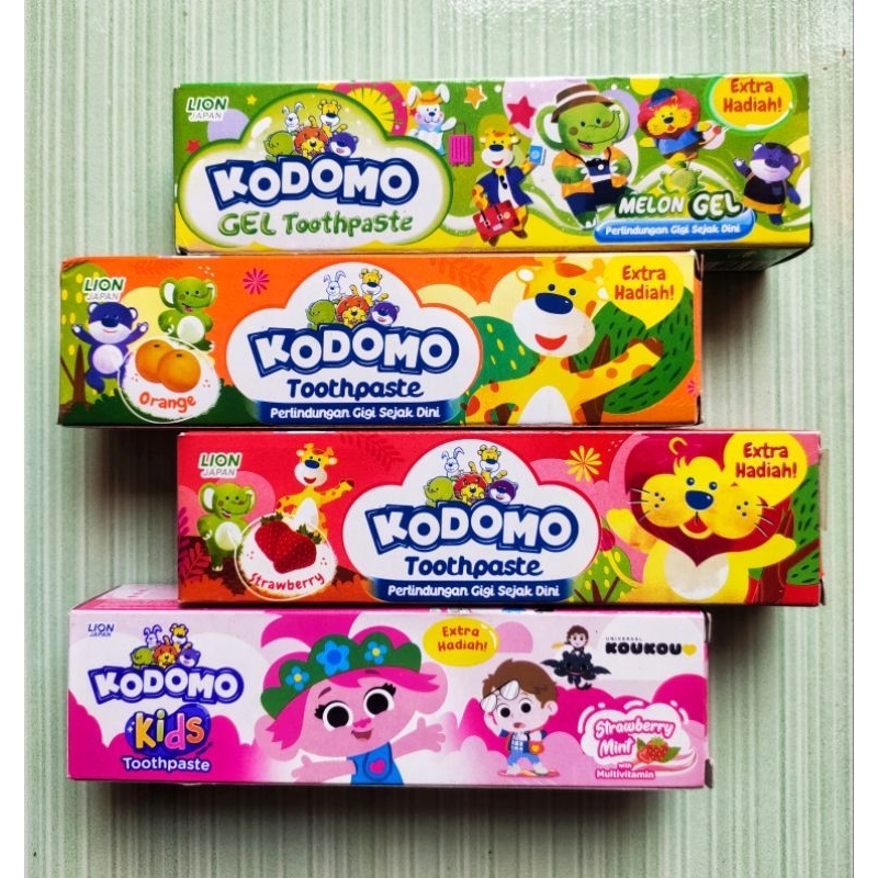 Pasta Gigi KODOMO gel toothpaste 45gr/kodomo kids/pasta gigi anak