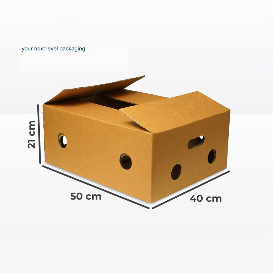 

(10 pcs) kardus packing buah 50x40x21 cm box pisang cavendish dus packing pisang