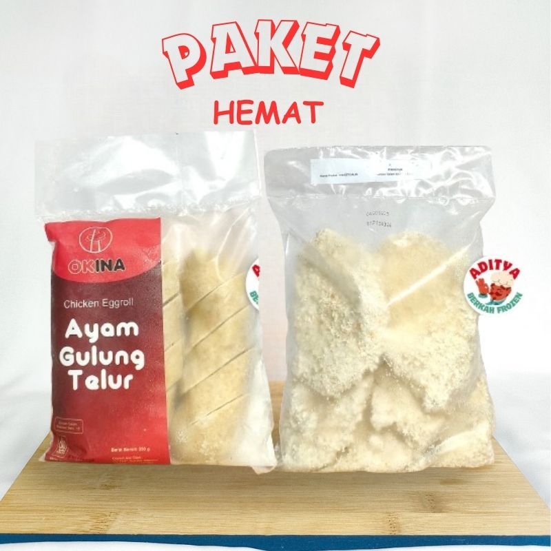 

Paket Chicken katsu dan Ayam Telur Gulung FREE Ice Gell