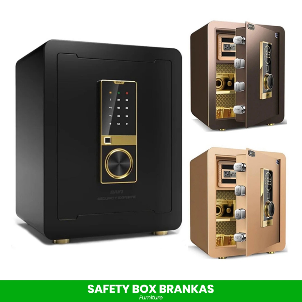 Brankas Tahan Api Modern Premium / Lock Safety Box 3370