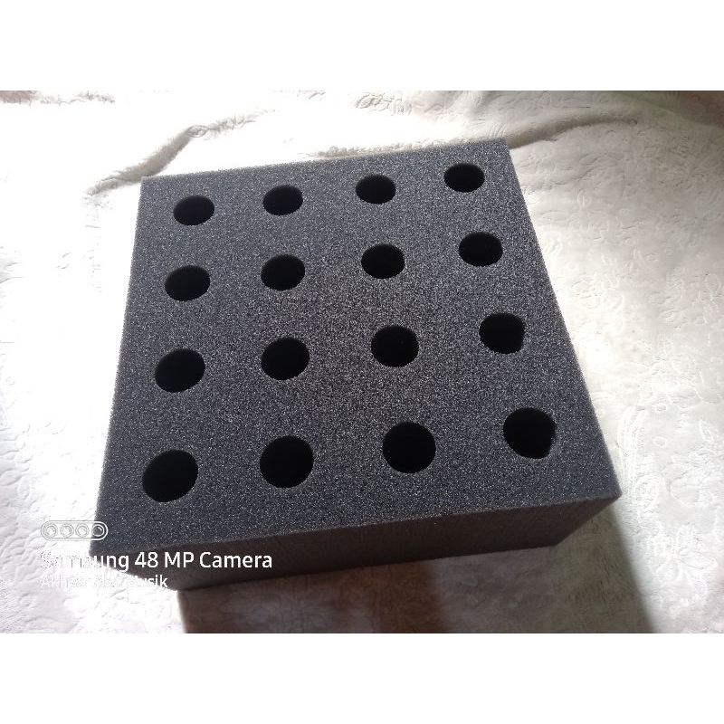 Spon Mic isi 16 lubang Busa Spong Bahan Hardcase Case Microphone