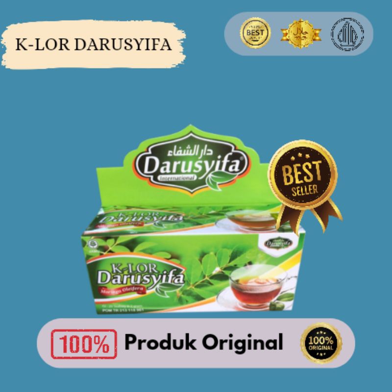 

K-LOR DARUSYIFA" Moringa Oleifera isi 20 teabag @2 gram