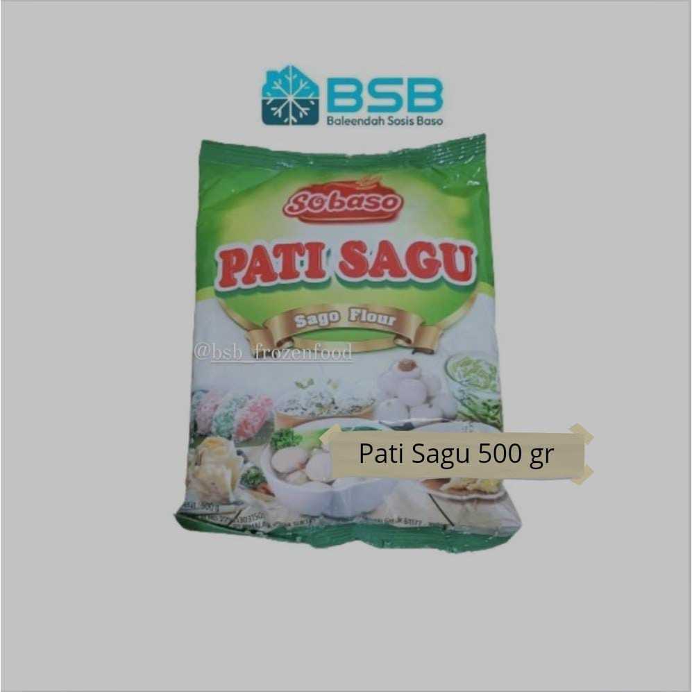 

SOBASO Tepung Sagu / Pati Sagu / Sago Powder 500gr Flour