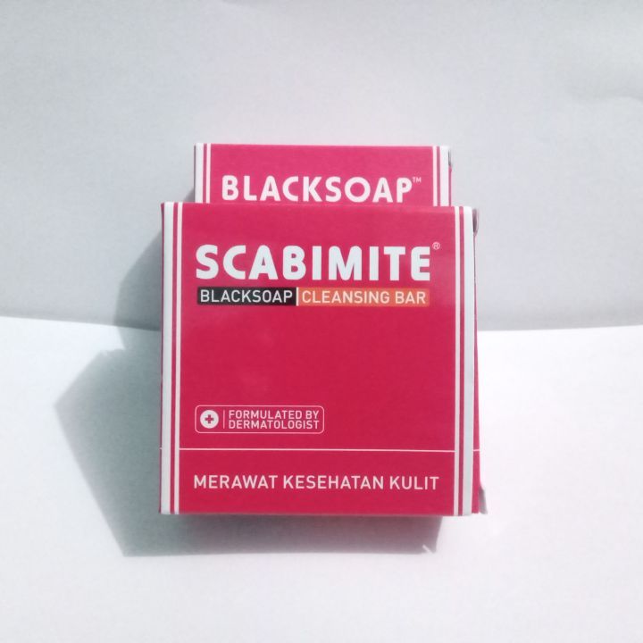 Black Soap Cleansing Bar 60gr - Sabun Mandi Gatal / Sabun Scabies