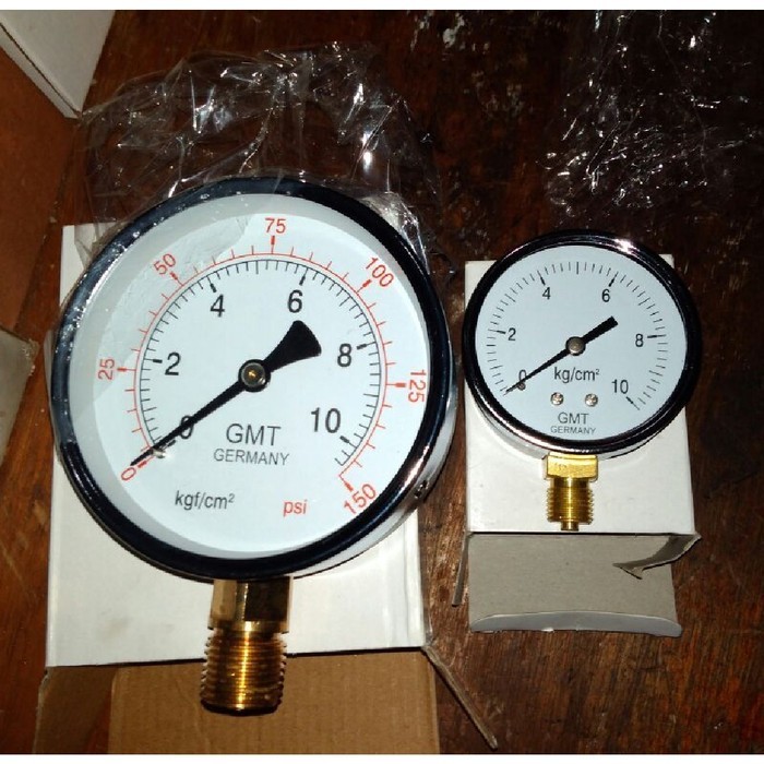 Pressure Gauge 16 BAR Diameter 4" MERK GMT