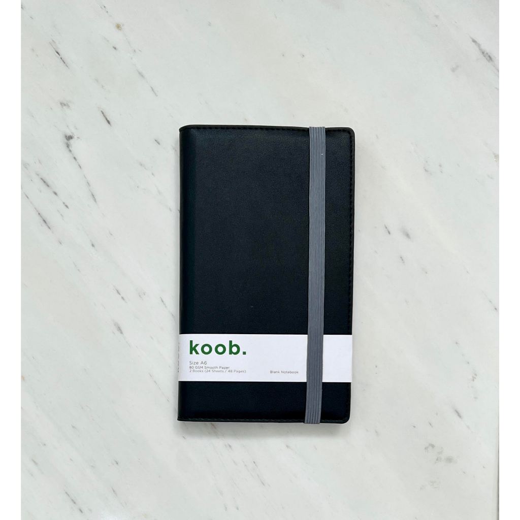

A603D Koob. Softcover Notebook A6+ Buku Tulis Polos Blank Detachable