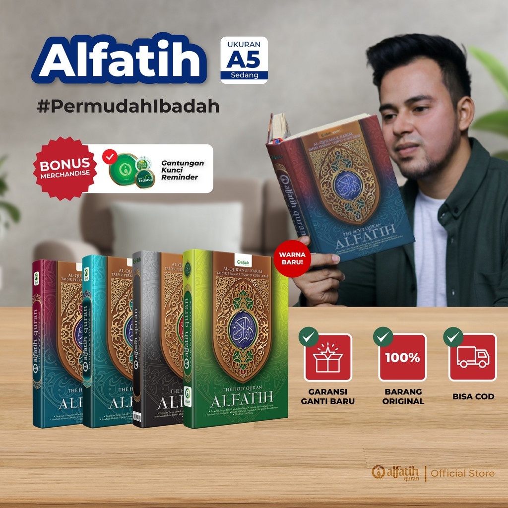 Al-Quran Al-Fatih - The Holy Quran Al Fatih A5 HC Terjemah Tanpa Takwil