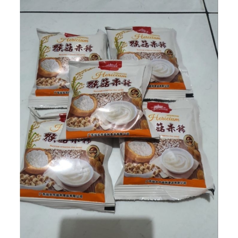 

1 Sacet YILI FOODS Cereal Hericium Erinaceus Rice Instant Oatmeal 猴菇米稀