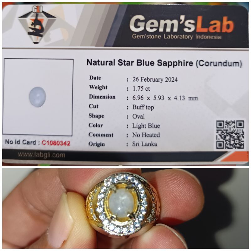 NATURAL STAR BLUE SAPPHIRE