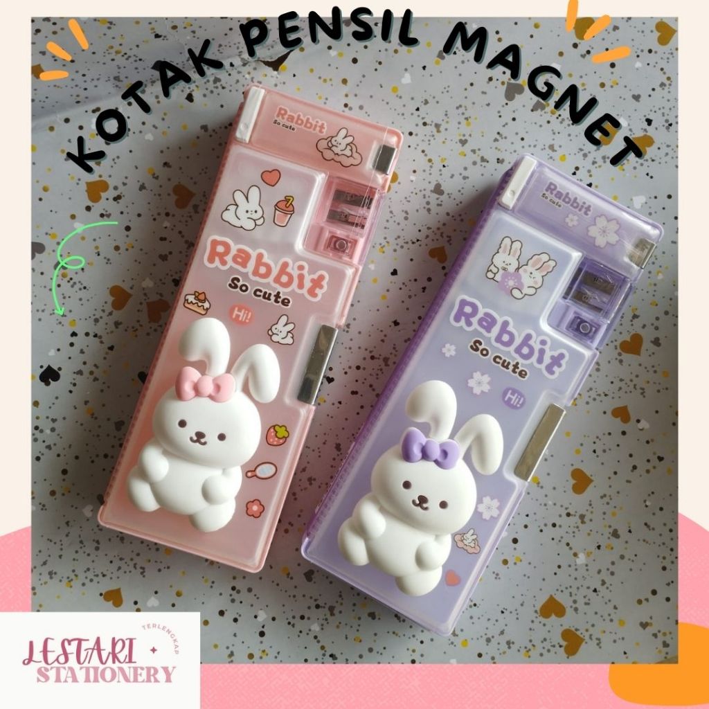 

Kotak Pensil Magnet Kelinci Timbul | Kotak Pensil Magnet | Lestari Stationery