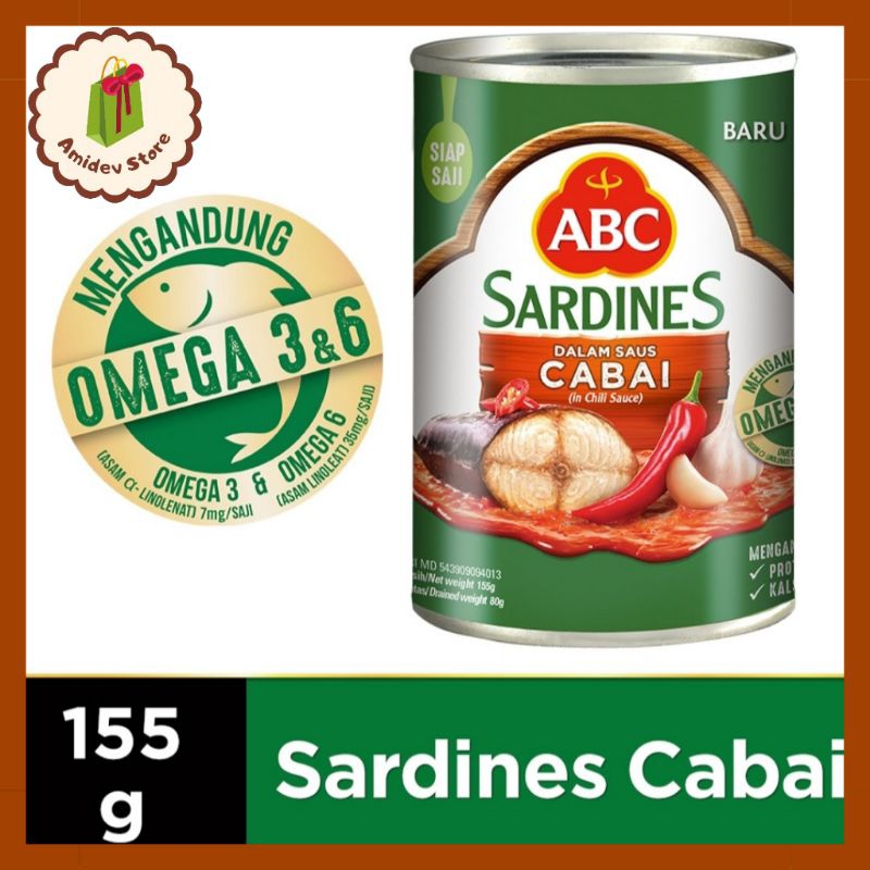 

ABC Sardines Saus Cabai 155 g