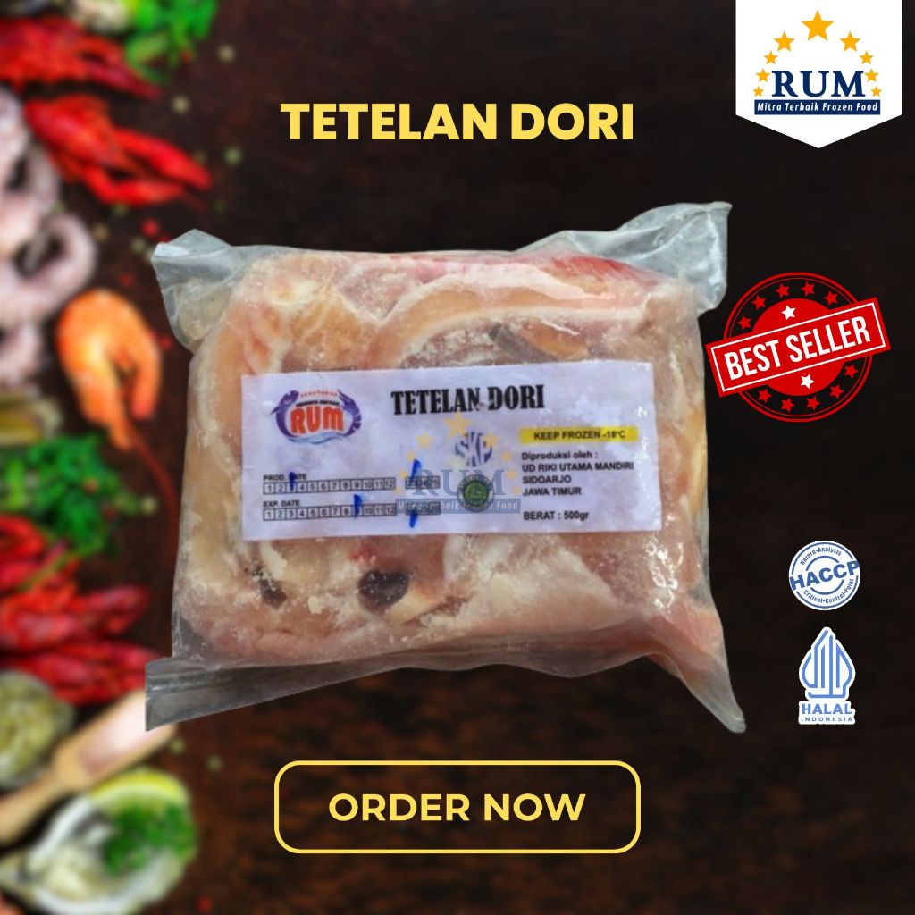 

Rumseafood/Tetelan Ikan Dori Segar Beku