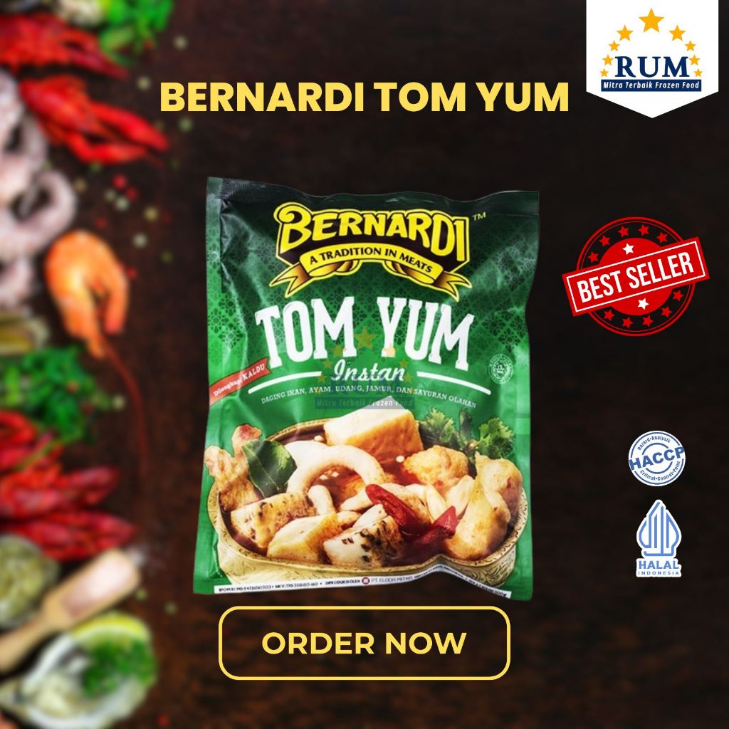 

Rumseafood/Bernardi Tomyum 300gr /Tomyum Instan Enak VIral