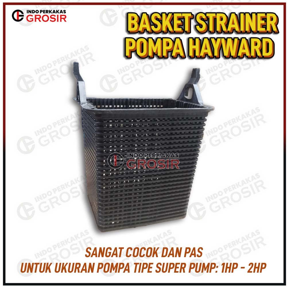 Basket Strainer Pompa 1Hp - 2Hp - 3Hp Super Pump (Hitam) HAYWARD