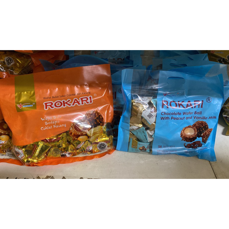 

Rokari premium chocolate wafer ball uk 280gr