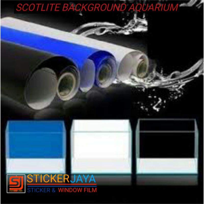 Promo Stiker Skotlet Background Aquarium Skotlet Background Aqua scape Skotlet Aquarium Stiker Aquar