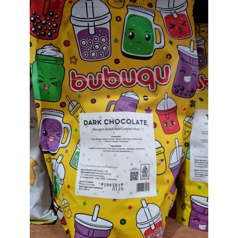 

BUBUQU RASA DARK CHOCOLATE MINUMAN BUBUK 1KG