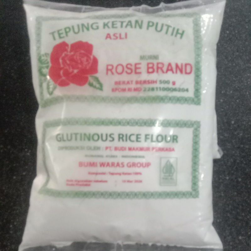 

Tepung Ketan putih Rose brand 500g