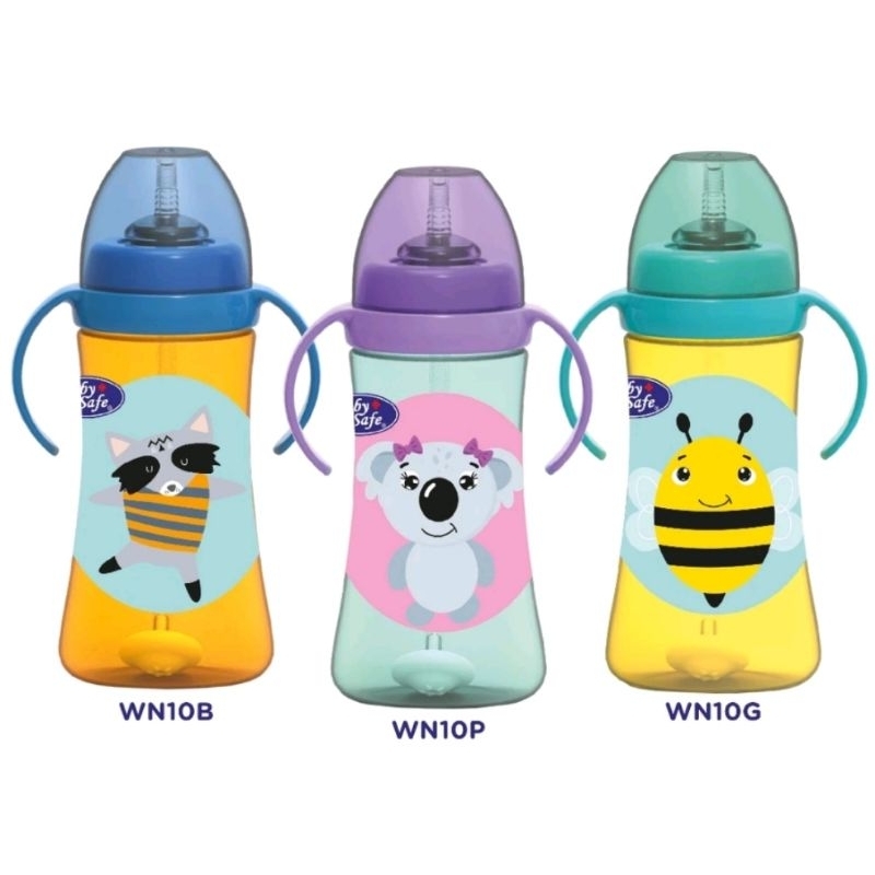 Babysafe Botol minum anak WN10 250ml anti tumpah