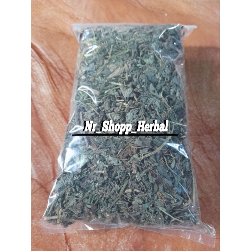 

Daun katemas daun sena kering per 100gram diet alami