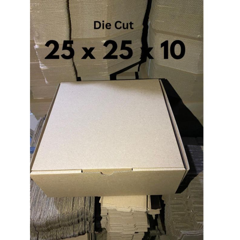 

kardus packing / DIE CUT uk 25x25x10cm, Baru