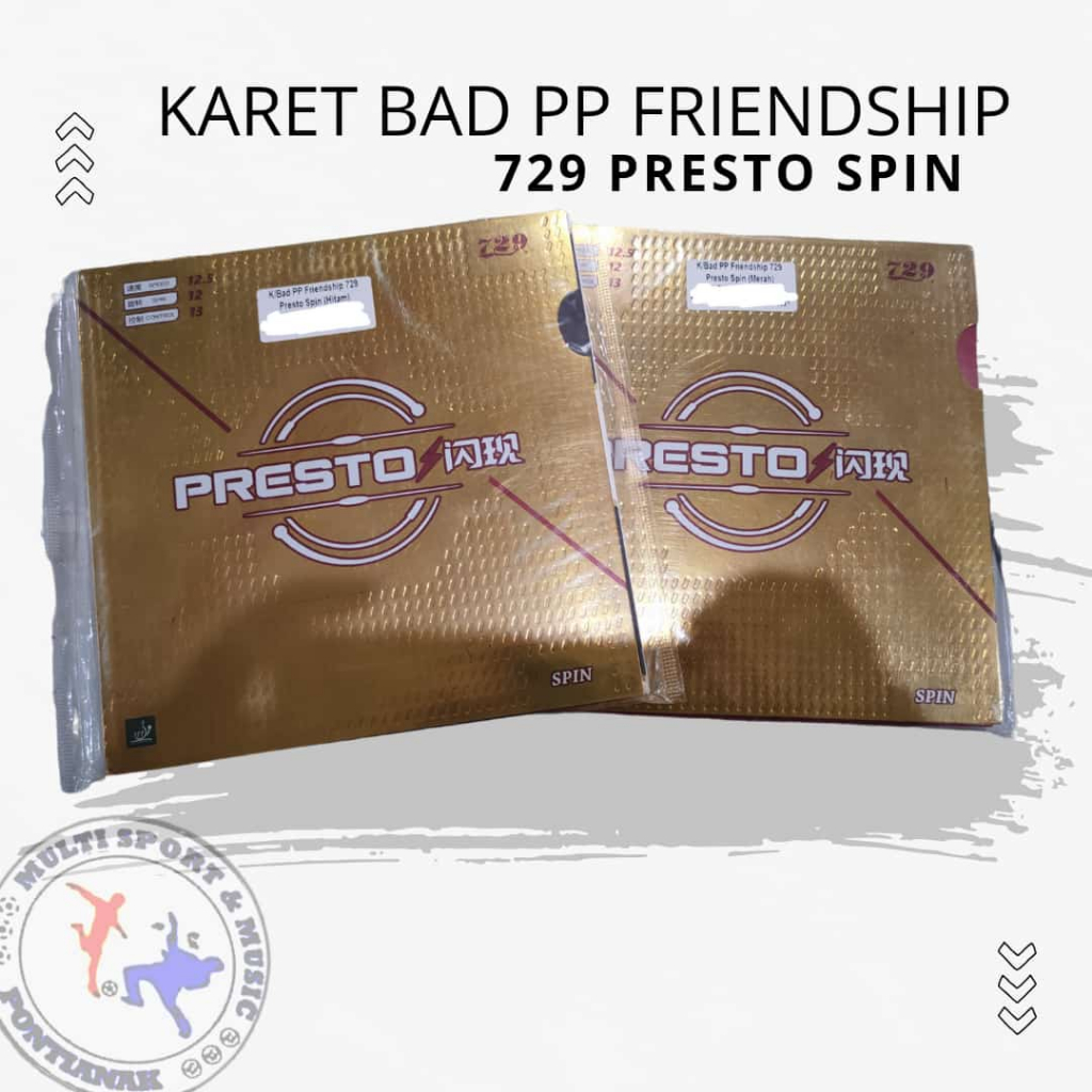 Karet bad PP Friendship 729 Presto spin