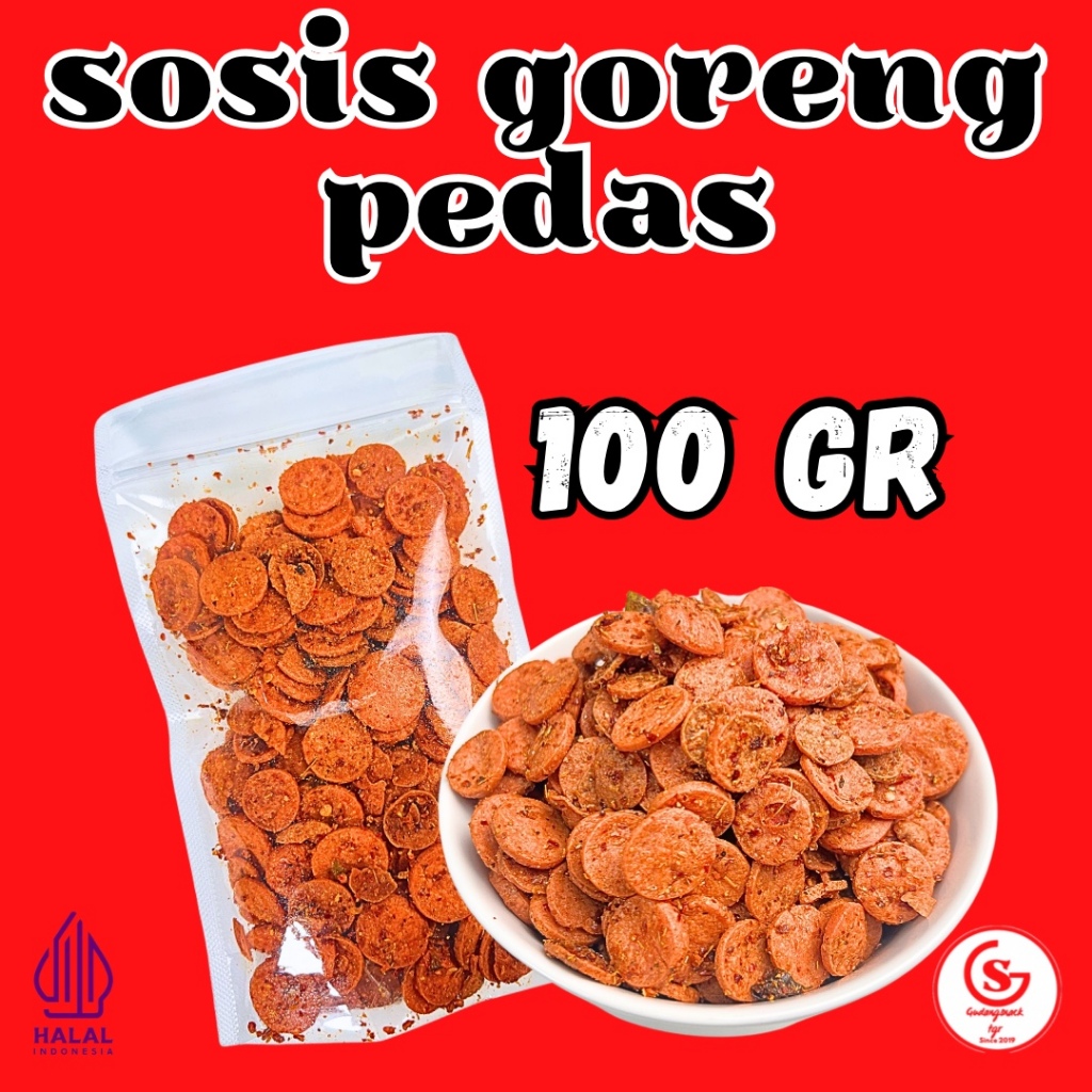 

SOSRENG PEDAS GURIH 100GR SOSIS GORENG