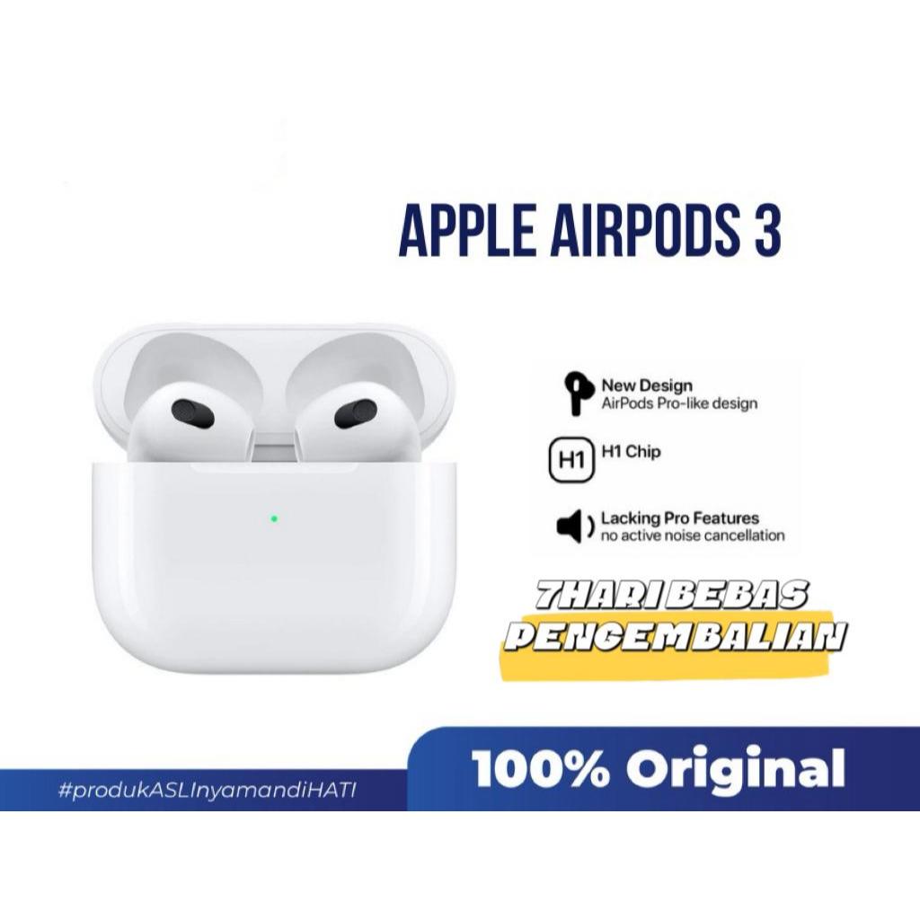 Apple Airpods Gen 3 Original 100% With Wireless Charging Case Second Bergaransi Ex internasional