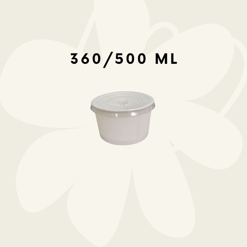 Paper bowl dengan lid penutup | paper bowl 360 500 650 800 ml | paper rice bowl | lid rice bowl