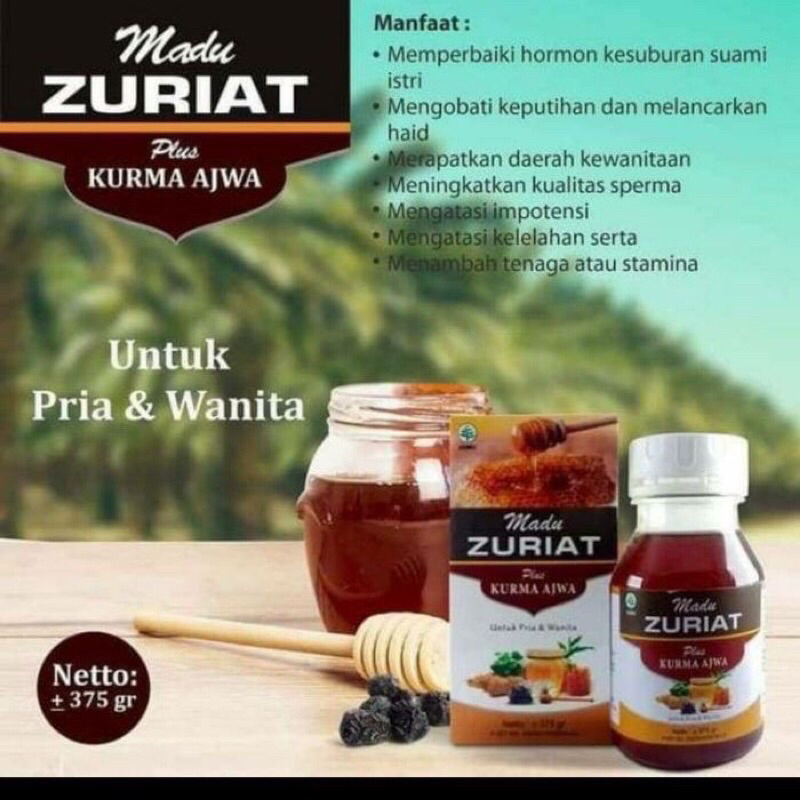 

Madu promil | Madu Zuriat plus kurma ajwa | Madu Program hamil Pria & Wanita
