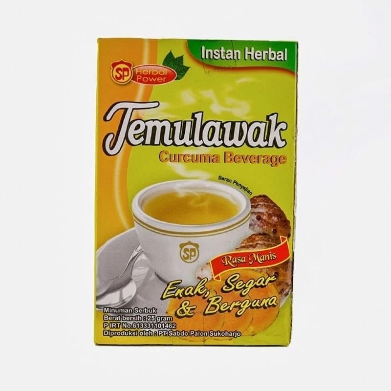 

Temulawak Instan Herbal - Sabdo Palon ( Curcuma Bevergae - 1box Isi 5 Sachet)