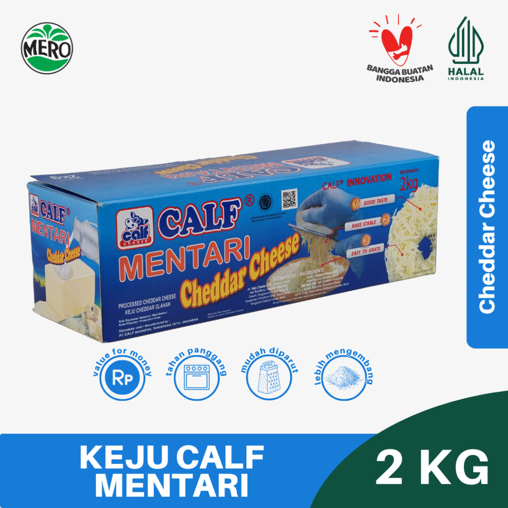

Calf Mentari Cheddar Cheese 2 kg