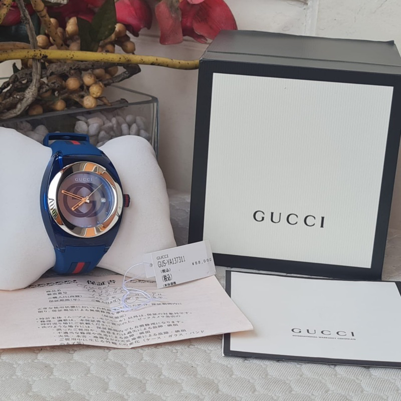 NBU Jam Tangan Gucci Rubber, Authentic ✨