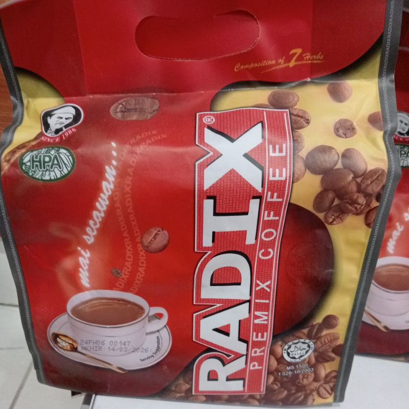 

Radix kopi HPA jumbo | kopi radix HPA jumbo is 32 Sachet | kopi radix malaysia