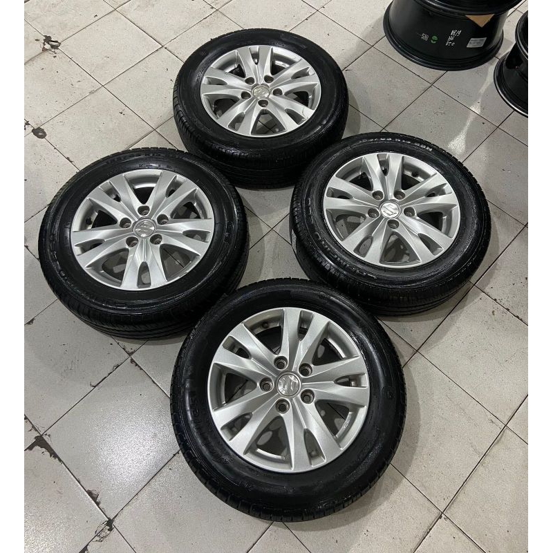 Velg Seken Oem Suzuki Ertiga Ring 15 Pcd 5x114,3 + Ban 185 65 R15 Achiles