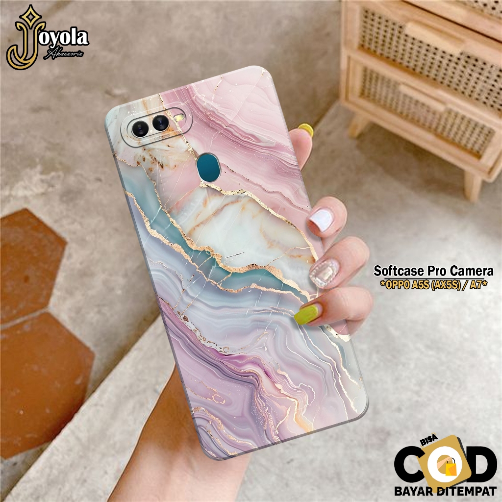 Case Hp OPPO A5S / AX5s / A7 - Casing Hp OPPO A5S / AX5s / A7 - JOYOLA - Fashion Case Abstrak - Case