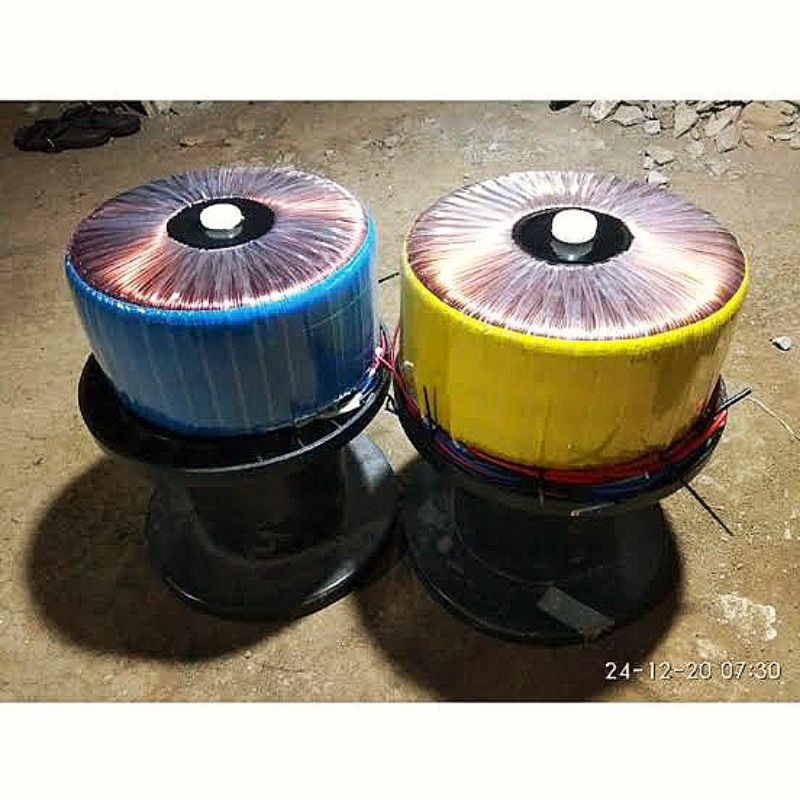 Trafo donat toroid 4kva CT 55v 110v Tembaga Murni Helleniic