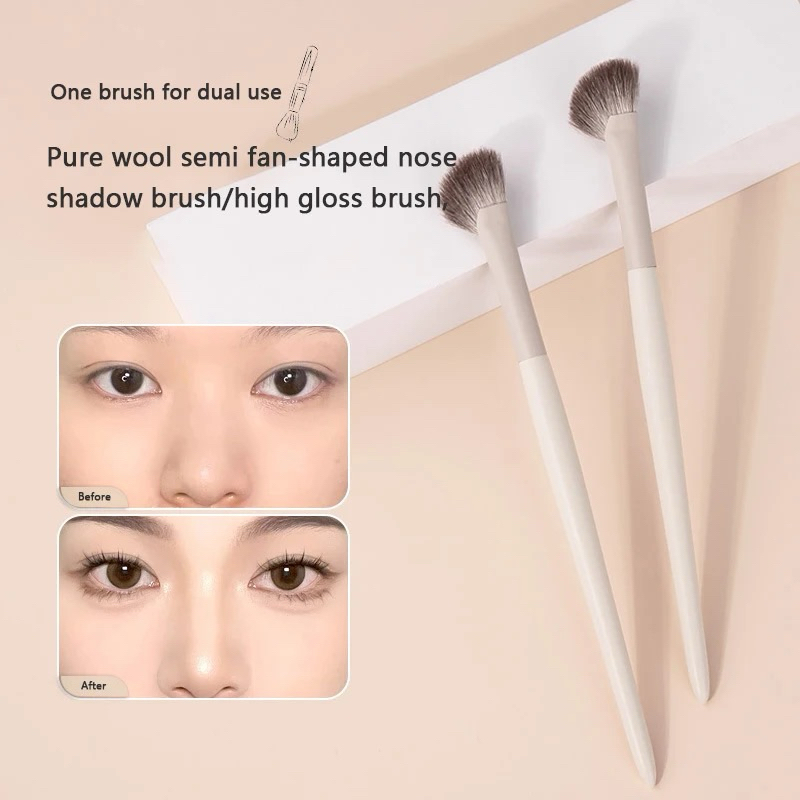 RPB SUANYA - SHADING HIDUNG / HIGHLIGHTER BRUSH - Fan Sector Nose Shadow Brush Angled Nose Contour S