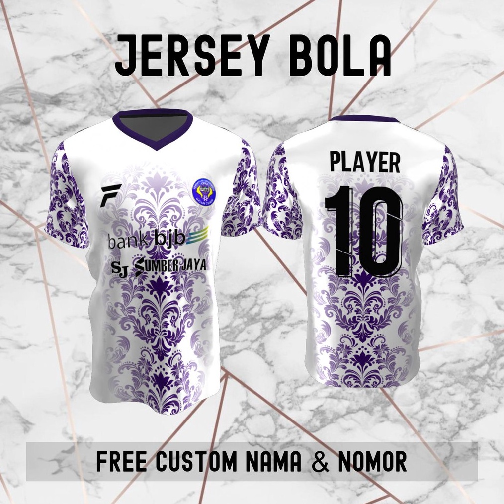 KODE Y79D Jersey Batik PSGC Ciamis Klub Bola Baju Kaos Custom Nama dan Nomor Punggung  194
