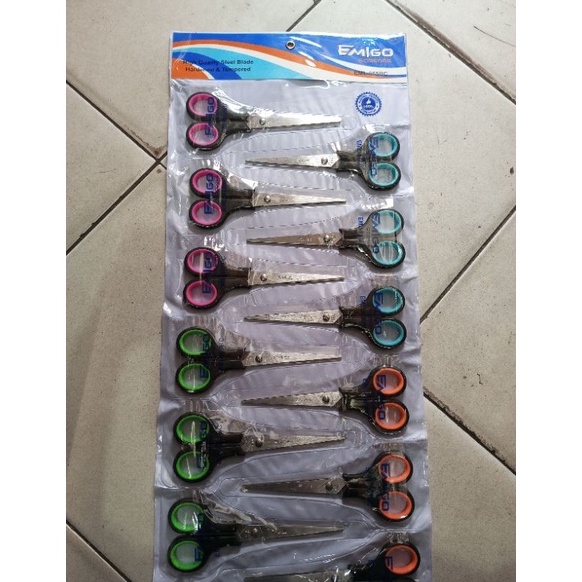 

KODE C2V2 Gunting Tanggung Renceng Emigo 865 1lbr12pcs