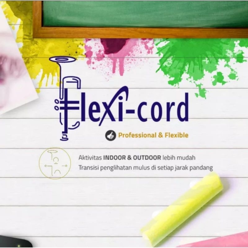 PROGRESIF FLEXI CORD 1.5 WHITE HMC SATIN GREEN BY DOMAS