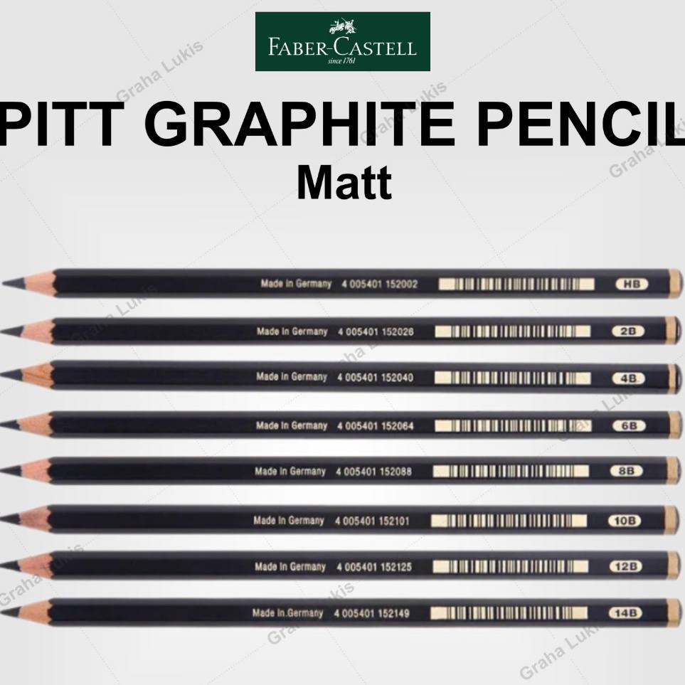 

KODE E7W3 FABER CASTELL Pitt Graphite Matt SATUAN