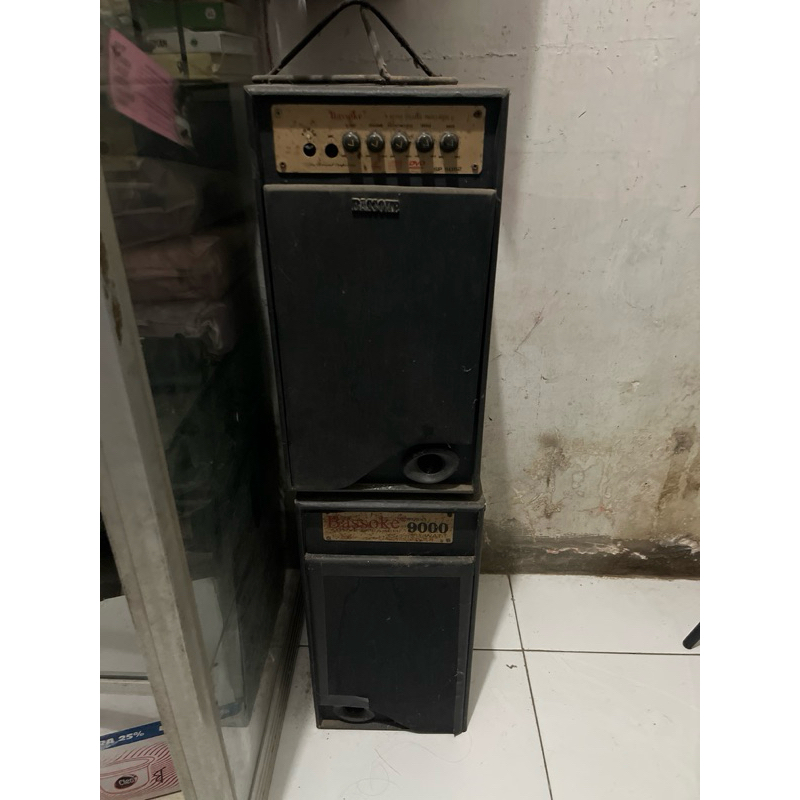 Sound system bassoke pmpo 9000watt