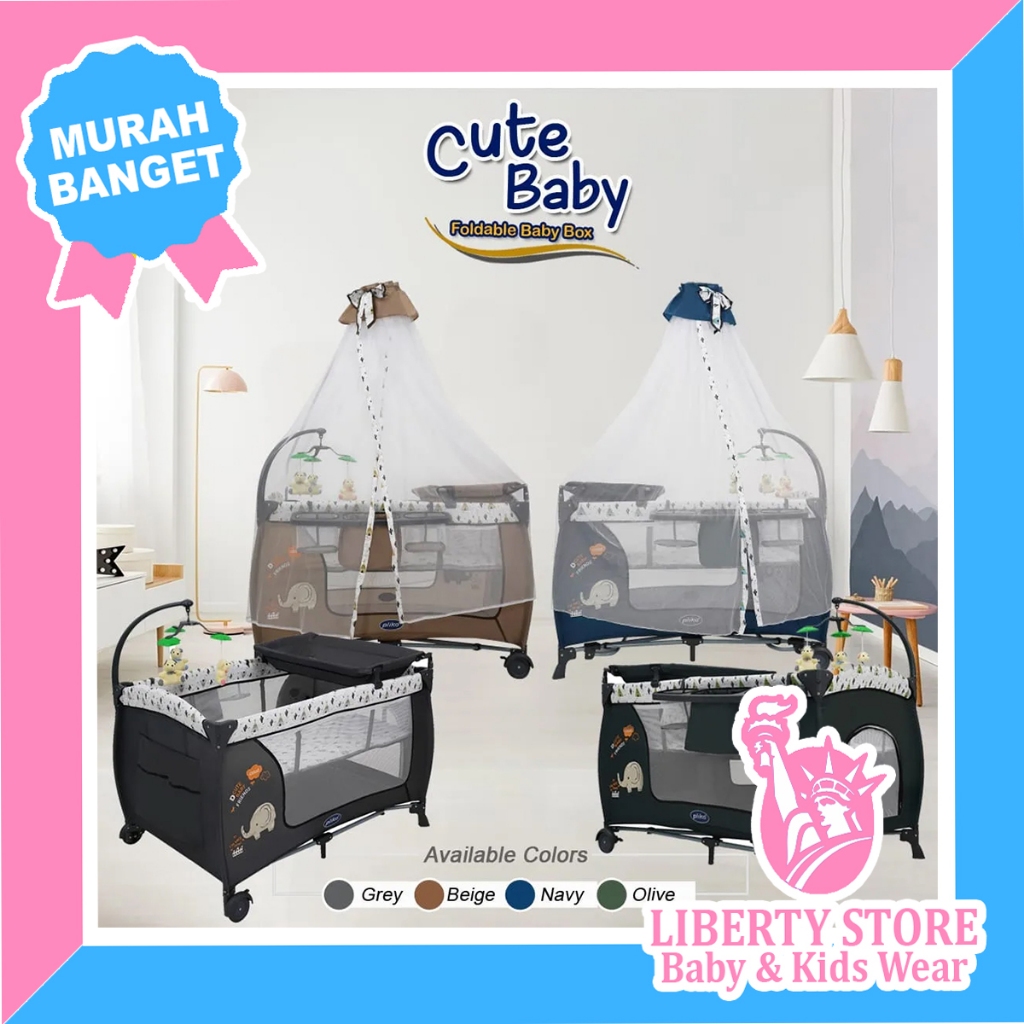 Baby Box PLIKO B839XLR TEMPAT RANJANG TIDUR BAYI