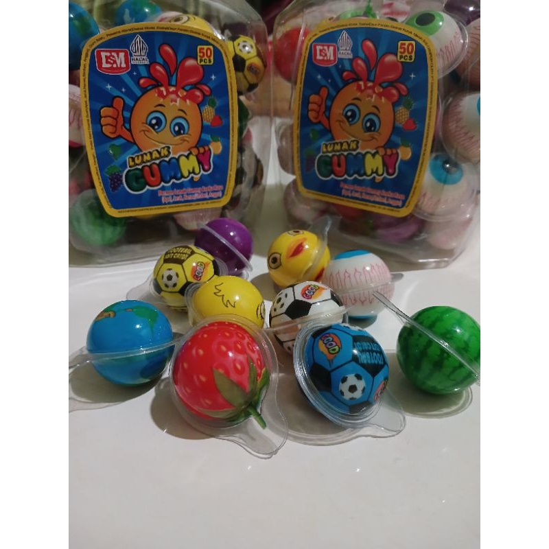 

Permen Lunak Gummy (50pcs)