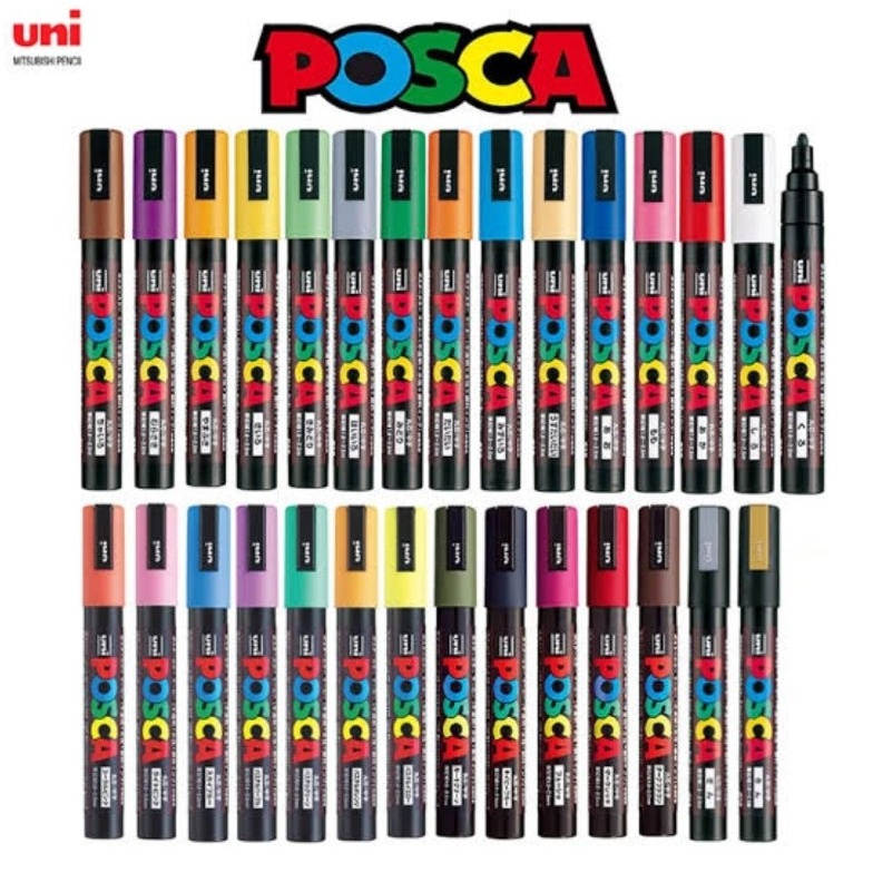 

KODE H3U6 SPIDOL POSCA PC5M PAINT MARKER UNI POSCA TERMURAH KALIGRAFI MUSHAF
